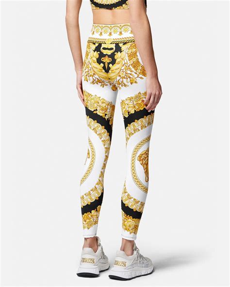 red versace tights|Versace leggings women's.